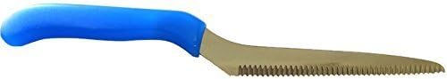Berox Chef Junior 5 Inches Blade Kitchen Cutting Slicing Knife Offset Handle (Blue)