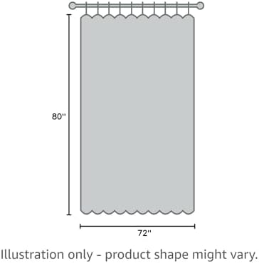 Gibelle No Hook Cloth Teal Shower Curtain with Liner, 72x80