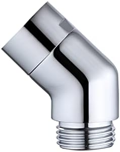 Shower Head Elbow Adapter, Shower Arm Elbow Adapter for Hand Showers and Wall-mounted Showers,Shower Arm Extension (135degree)