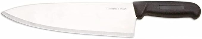 10" Columbia Cutlery Commercial Chef/Cook Knife - Black Fibrox Handle - Razor Sharp and Dishwasher Friendly