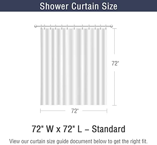 Gibelle Burgundy Ombre Fabric Shower Curtain for Bath Decor, 72 x 72