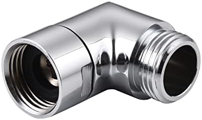 Shower Head Elbow Adapter, Shower Arm Elbow Adapter for Hand Showers and Wall-mounted Showers,Shower Arm Extension (90degree)