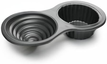 Fox Run Giant Cupcake Pan, Non-Stick Carbon Steel, 8 x 15.5 x 3.25 inches