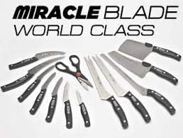 Miracle Blade World Class Professional Series 13 Piece Chef's Knife Collection - Ergonomic and Versatile Flash Forged Blades