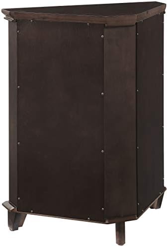 Crosley Furniture Lydia Corner Storage Cabinet and Bathroom Organizer with Shelves, Espresso