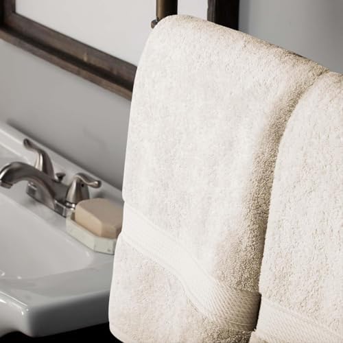 SUPERIOR Egyptian Cotton Ultra Plush & Absorbent, 10 Piece Set, Cream