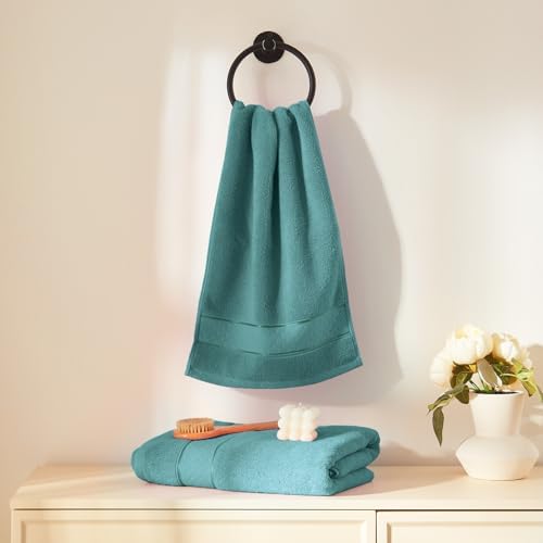 COZYART Bath Towel Set 6 PCS, Luxury 100% Turkish Cotton 650GSM Ultra Soft