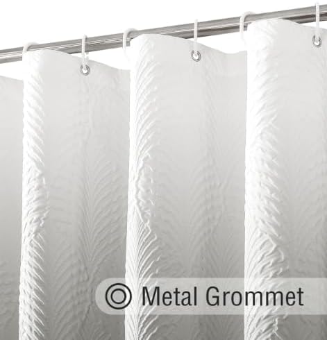 Gibelle Ombre Grey Shower Curtain for Bathroom, Farmhouse Bath Curtain 72x72