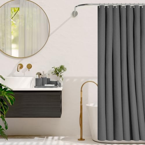 Clara Clark Bathroom Set - Grey Bathroom Accessories Set, 19PC Bathroom Accessory Set, Bathroom Sets with Shower Curtain Set, Soap Dispenser & Toothbrush Holder