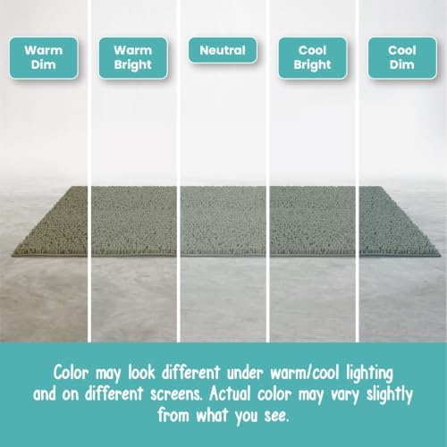 Small Chenille Bath Mats 25"x18", Plush Absorbent Bath Mats Quick Dry, Soft & Machine Washable, Non Slip Carpet for Bathroom, Thick Bathroom Rugs, Shower Restroom Rug Mat, Alfombras De Bano, Bathrugs