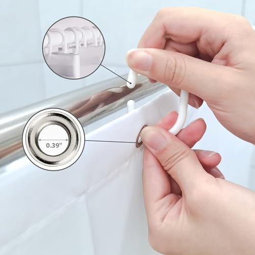 Mid Century Black Gray Boho Abstract Modern Bathroom Shower Curtain Set
