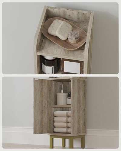 Hzuaneri Bathroom Storage Cabinet, Small Corner Floor Cabinet