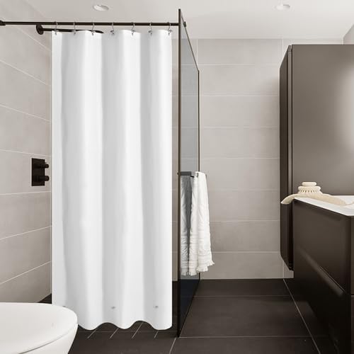 Mrs Awesome 36x72 Stall Shower Curtain Liner White