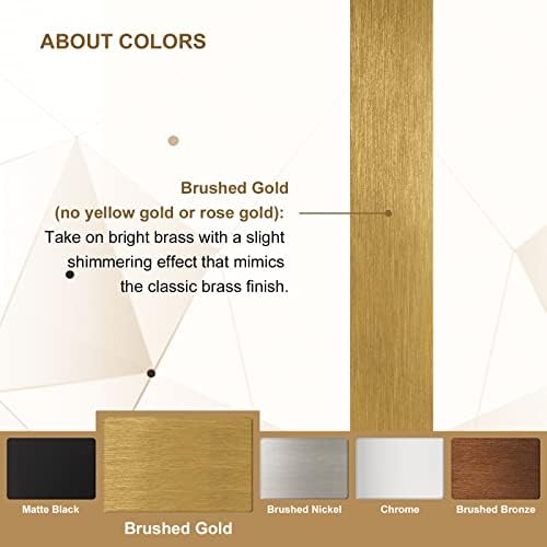 ANDY STAR Gold Bathroom Mirror, 20"x30" Scalloped Wall Mirror in Stainless Steel Metal Frame, Unique Vanity Mirror with Modern Curved Edge Design, Ideal for Bathroom, Bedroom, Entryway