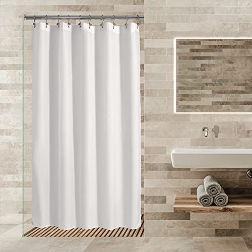 ALYVIA SPRING 60x72 Stall Waterproof Fabric Shower Curtain or Liner White