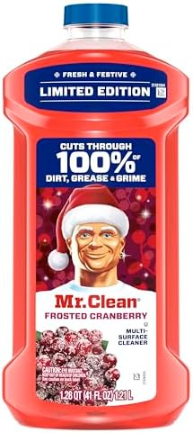 Mr. Clean All Purpose Cleaner, Cleaning Liquid, Frosted Cranberry, 41oz