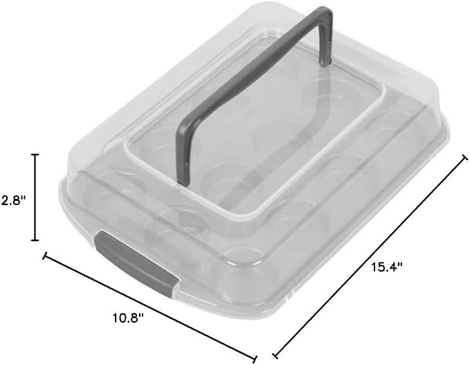 Wilton Cupcake Pan, 12 Cup Non-Stick Carbon Steel Cupcake Mold, cupcakke Pan for Baking and Decorating, Dishwasher Safe, Grey, 2.80 x 10.80 x 15.40 Inches, Gray