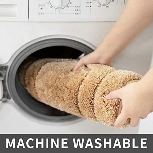 COSY HOMEER Non-Slip Bath Mats Extra Thick Absorbent Plush Washable