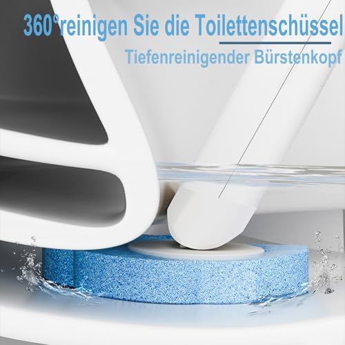 72 PCS Toilet Brush Refills,Toilet Cleaner Refill Pads Disposable Toilet Cleaning System Toilet Bowl Cleaners Scrubbing Pads for Bathtub Wash Basin(Only Refills,Only Fits for Ucaimao)-Blue