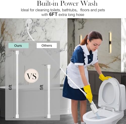Homlord Filtered Shower Head with Handheld, High Pressure 6 Mode Showerhead