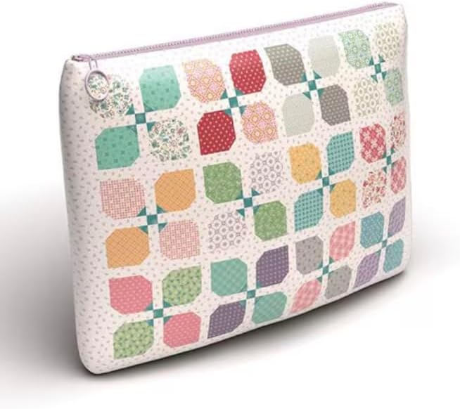 Riley Blake Piece & Plenty by Lori Holt of Bee in My Bonnet and It’s So Emma, Perfect for Quilting, Apparel, DIY Crafting, and Home Decor (Vinyl Project Bag)