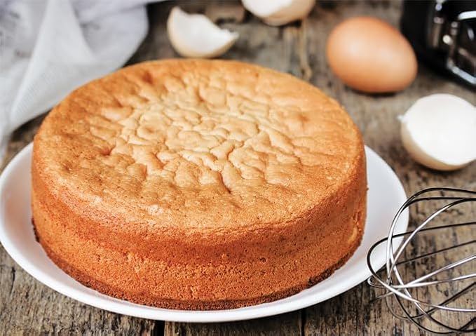 Winco Heavy-Duty Round Aluminum Layer Cake Pan, 8" x 2"