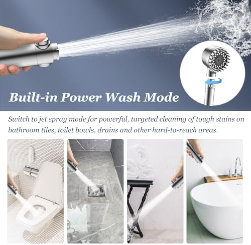 FEELSO Filtered Shower Head with Handheld, High Pressure Shower Filter Head