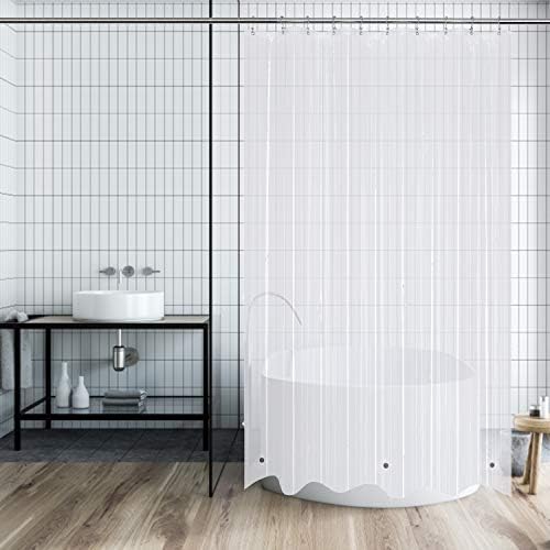 Mrs Awesome 54x72 Stall Size Shower Curtain Liner Clear