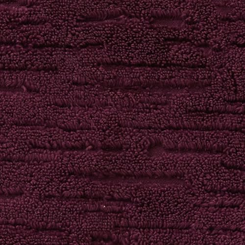 SKL Home CloudSoft Bath Towel Set, 6-Piece, 100% Cotton Luxury, Bordeaux