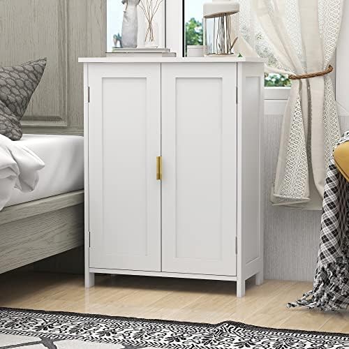 TaoHFE White Bathroom Storage Cabinet,Bathroom Cabinets Freestanding