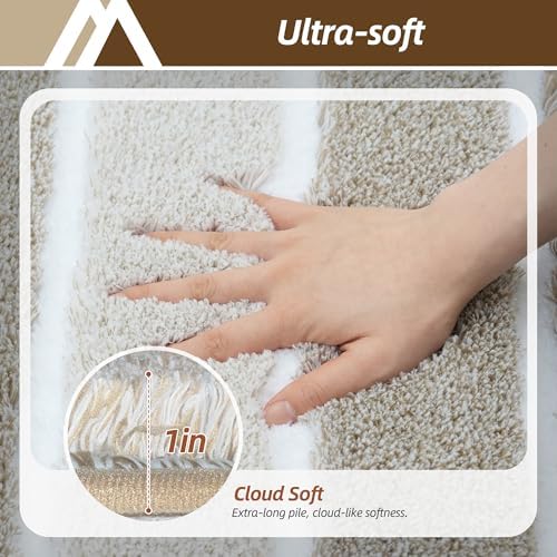 COSY HOMEER Bathroom Rugs 30x20, Ultra Soft Absorbent Bath Mat