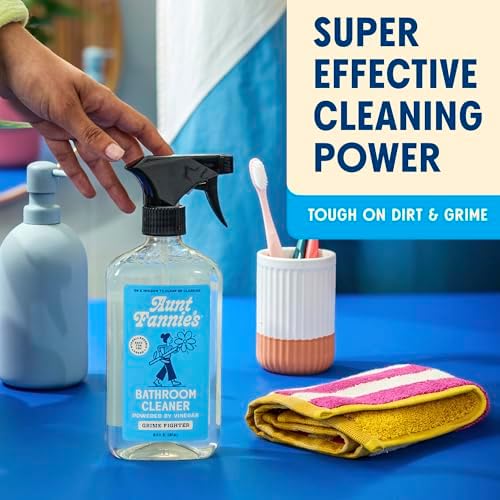 Aunt Fannie's Bathroom Cleaner Vinegar Spray, 16.9 oz, Pack of 6
