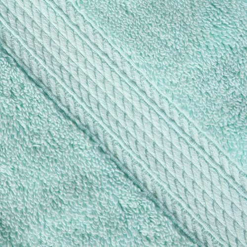 SUPERIOR Egyptian Cotton Ultra Plush & Absorbent, 8 Piece Set, Sea Foam