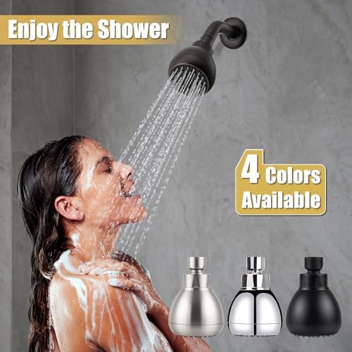 AISOSO Fixed Shower Head High Pressure 3 Inch Showerhead Oil Rubbed Bronze