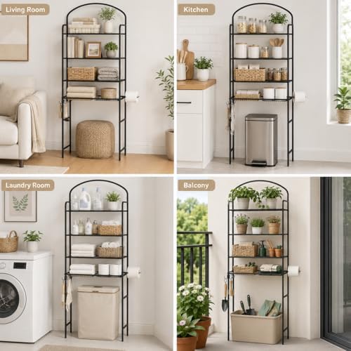 4-Tier Over The Toilet Storage, Bathroom Organizer