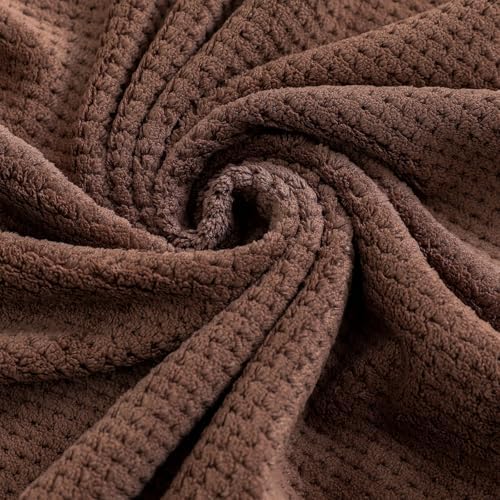 YTYC 39x78 Bath Sheets,Towels for Bathroom,Brown,2-Pieces