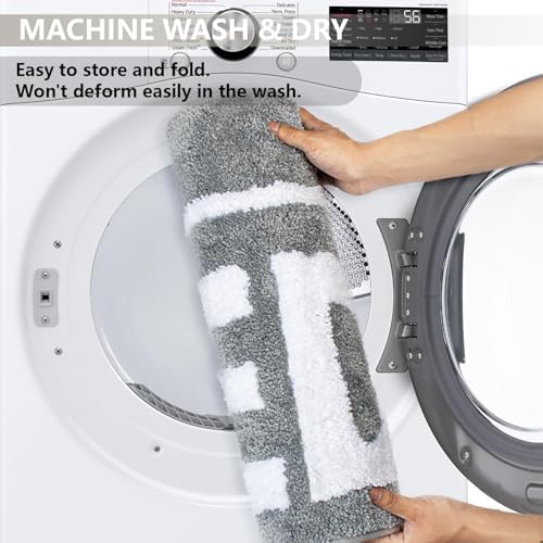 KOEXM Get Naked Bath Mats Cute Bathroom Rugs Water Absorbent Funny Bath Mat