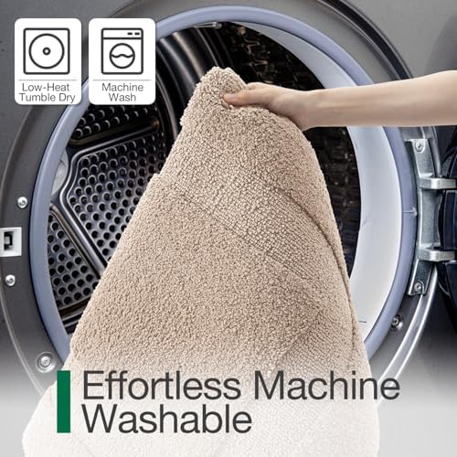 LUMI Ultra Soft Bathroom Rugs Absorbent, Non Slip Bath Mat 20x32, Beige