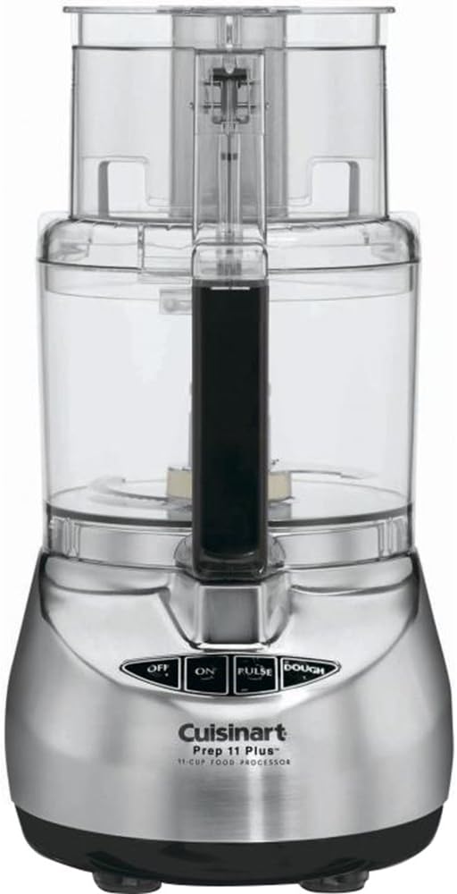Cuisinart DLC-2011CHBY Prep 11 Plus 11-Cup Food Processor, Brushed Stainless