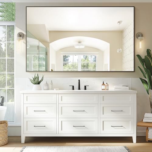 Bathroom Vanity Mirror for Wall, 60"x36" Bathroom Mirror for Over Sink