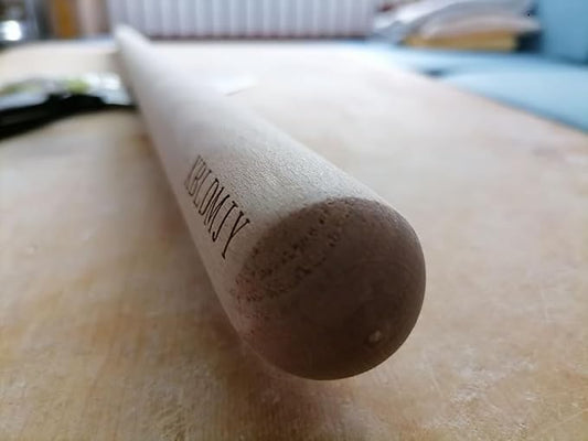 Extra Long Pasta Rolling Pin,Dough Roller ,Professional Rolling Pins for Baking, Tortilla ,Baklava, Pizza,Noodles(35.03×1.38inch/89×3.5cm)