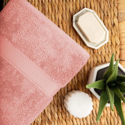 Superior Egyptian Cotton Ultra Plush & Absorbent, 10 Piece Set, Tea Rose