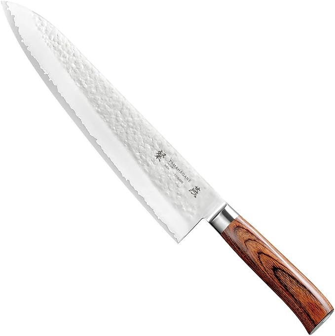 Tamahagane SAN Tsubame Stainless Steel Pakkawood Chef's Knife, 10.5-Inch