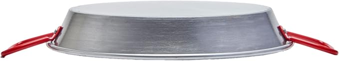 Garcima 10-Inch Carbon Steel Paella Pan, 26cm