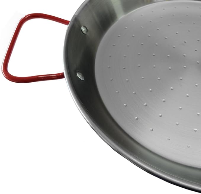 Garcima 13-inch Carbon Steel Paella Pan, 32cm