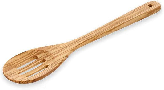 Fantes Italian Olivewood Slotted Cooking Spoon, 12-Inch, The Italian Market Original since 1906