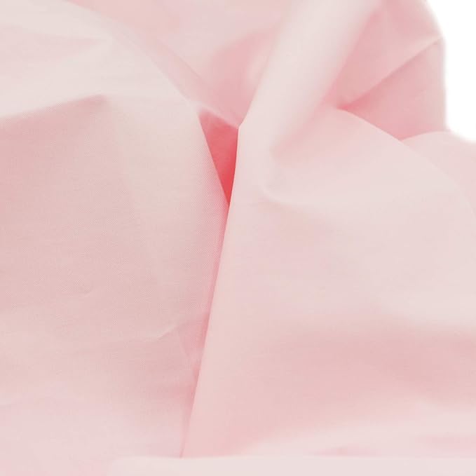 Pre-Cut Quilting Cotton Twill Baby Pink Candy Color Fabric Craft Cloth DIY for Sewing Crafting 61" by 1 Yard Rose Flavor