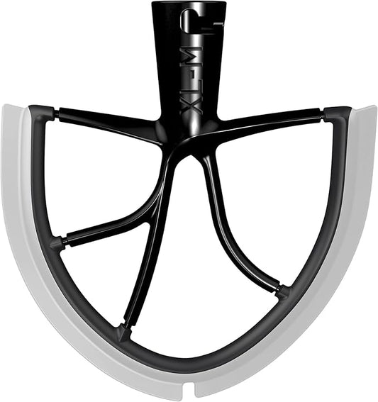 New Metro Design Beater Paddle Replacement Blade, Fits 5-Plus, 6, 7 & 8-Qt Bowl-Lift stand mixers, XL-MAX-Gray, Gray