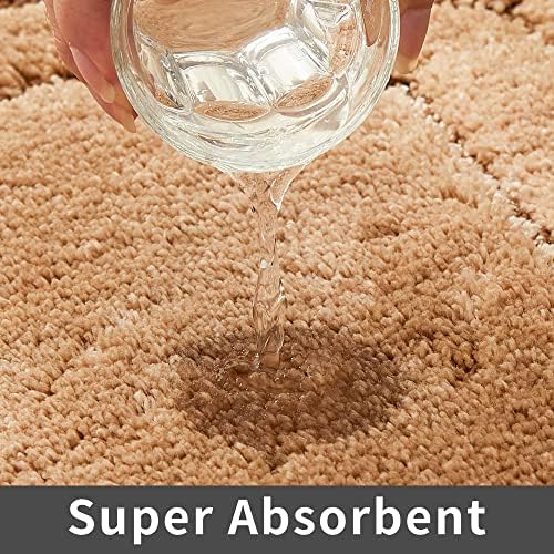 COSY HOMEER Non-Slip Bath Mat Extra Thick Absorbent Plush Washable