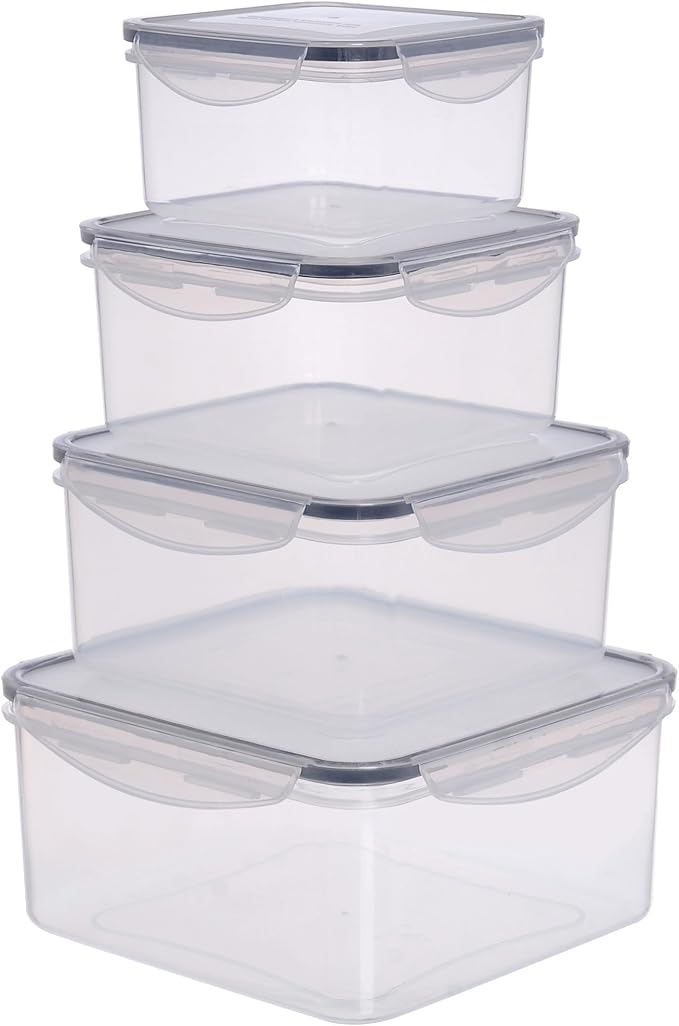 MTR 36PC Value Pack FOOD Storage Containers BPA Free Kitchen Storage Dishwasher Safe Microwave Safe Freezer Safe Airtight Silicone Containers Leakproof & Reusable (36)